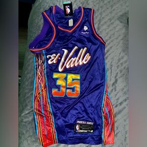 Nike Phoenix Suns Kevin Durant #35 El Valle 2023/24 City Edition Jersey Size52XL